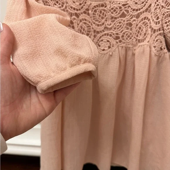 Chloe couture dress with guipure embroidery
